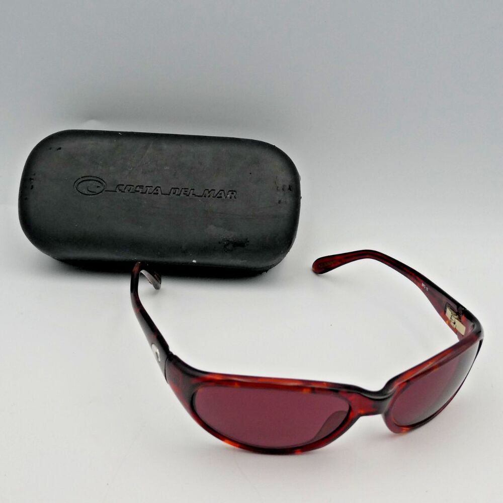 Costa Del Mar MP2-10 Sunglasses Shiny Tortoise Made in Japan w/ Case (read desc)